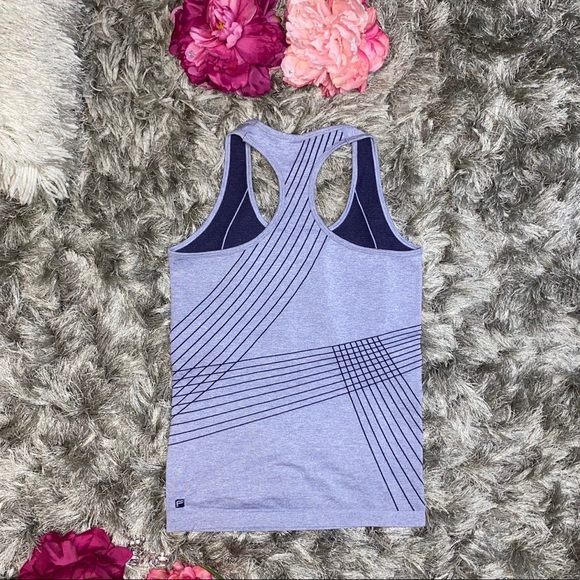 Fabletics Lavender Purple Racerback Tank Top - Picture 3 of 6
